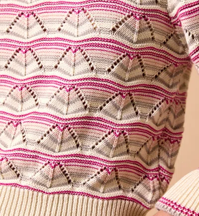 Cleobella Deedee Sweater | Ivory Multi In Ivory Multi