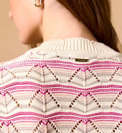 Cleobella Deedee Sweater | Ivory Multi In Ivory Multi