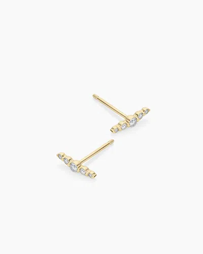 Gorjana 14k Elle Diamond Row Studs
