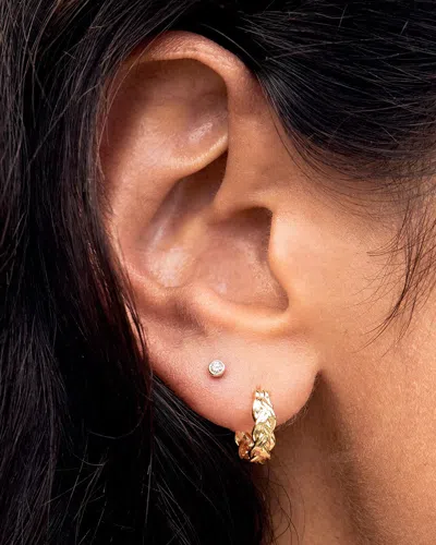 Gorjana 14k Classic Diamond Single Stud