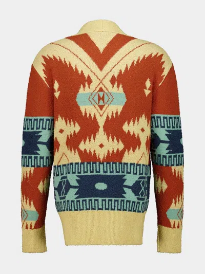 Alanui Patterned Button Cardigan In Multi