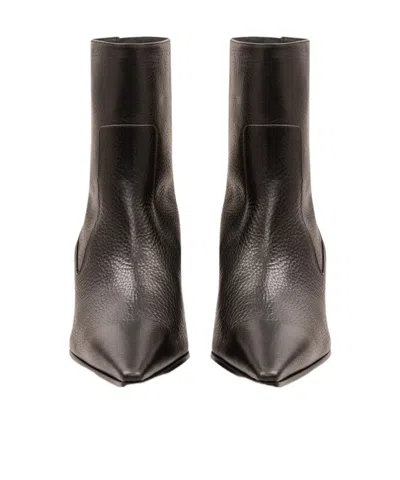 Dsquared2 Back Hardware Ankle Boots In Black