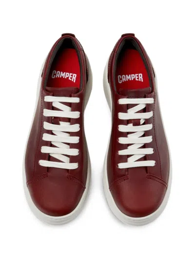 Camper Runner Up Leather Sneakers In Pattern