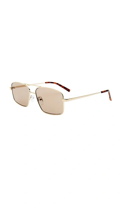 Otra Nash Rectangular Sunglasses In Brown
