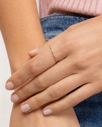 Gorjana 14k Diamond Stacking Ring