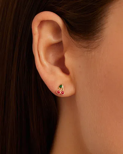 Gorjana Cherry Single Stud
