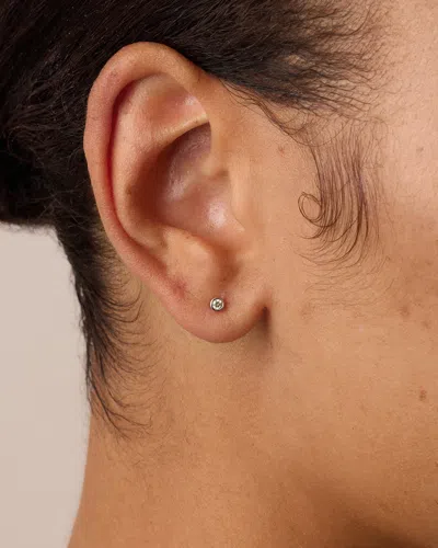 Gorjana 14k Classic Diamond Flat Back Studs