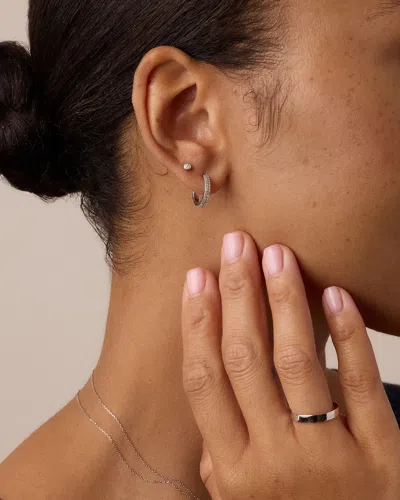 Gorjana 14k Classic Diamond Flat Back Studs