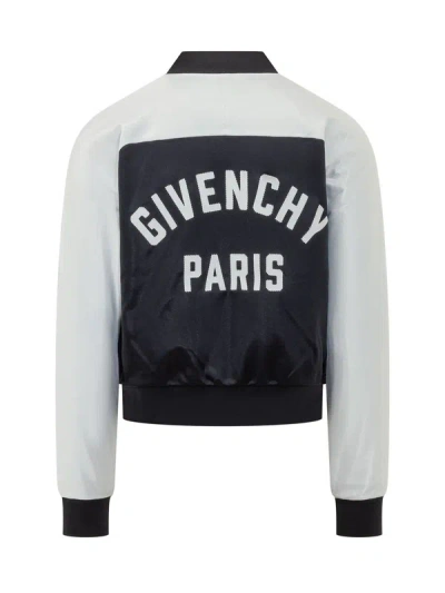 Givenchy Two-toned Zipped Track Jacket In Multi