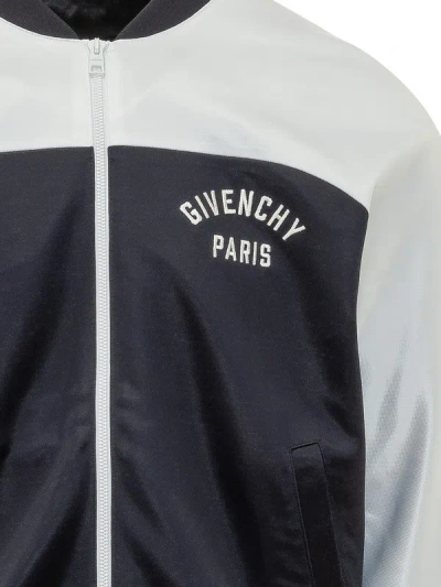 Givenchy Two-toned Zipped Track Jacket In Multi