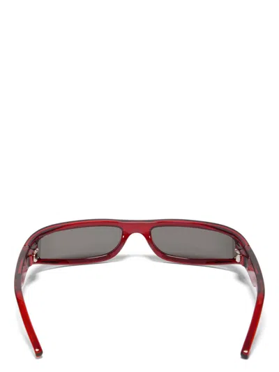 Rick Owens Fog Rectangular Frame Sunglasses In Multi