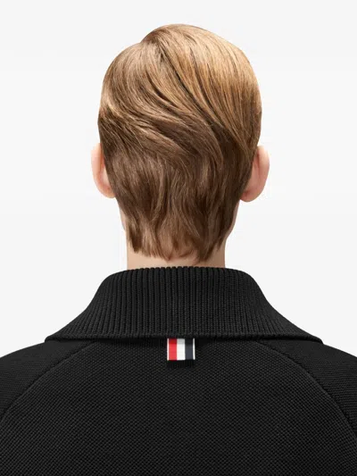 Thom Browne Patch-pocket Jacket In Black