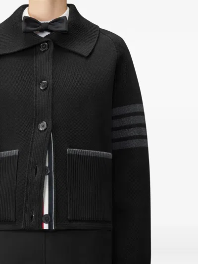 Thom Browne Patch-pocket Jacket In Black