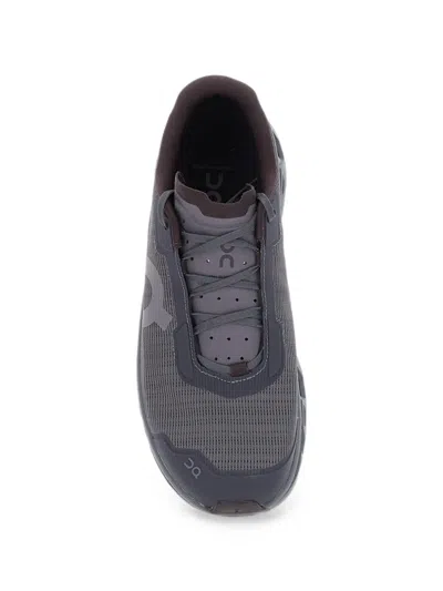 On Tech-fabric Chunky-sole Sneaker In Black