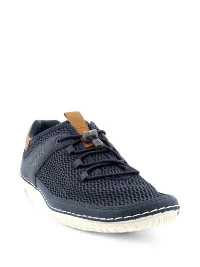 Bugatti Mesh-panel Toggle-fastening Sneakers In Blue