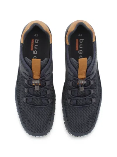 Bugatti Mesh-panel Toggle-fastening Sneakers In Blue