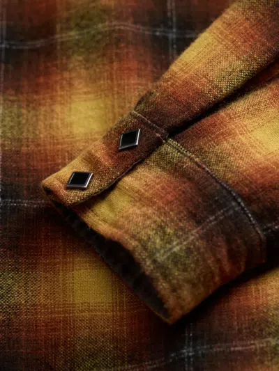 Rrl Plaid Button Shirt In Multi