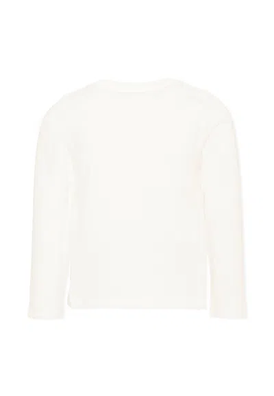 Chloé Logo-print Long-sleeve T-shirt In White