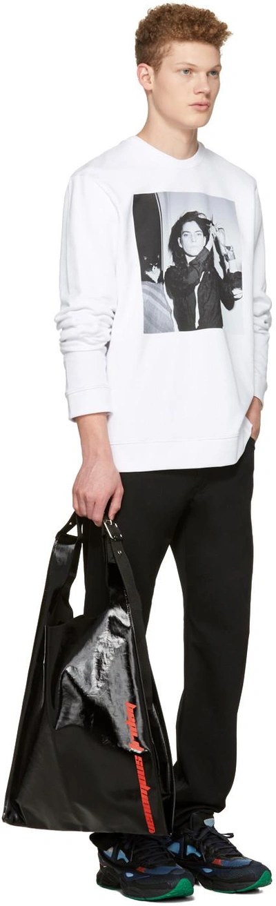 Shop Raf Simons White Robert Mapplethorpe Edition Patti Smith Pullover