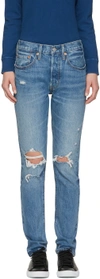 LEVI'S Blue 501 Skinny Jeans