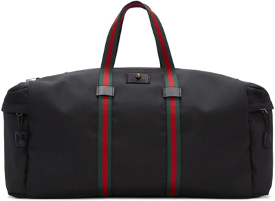 Gucci Techpack Canvas Duffle Bag In Black Multi