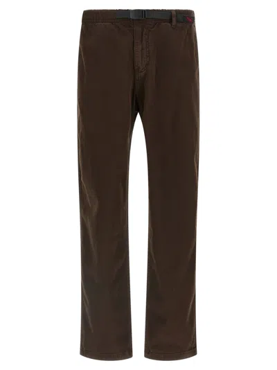 Gramicci Tailored Pants Featuring Belt Loops And Pockets In Brown