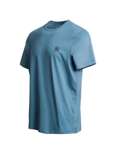 Parajumpers Logo-patch T-shirt In Blue