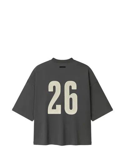 Essentials Merch Tee Logo-print T-shirt In Gray