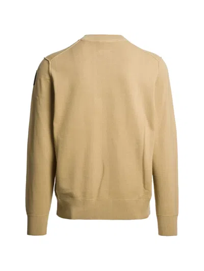 Parajumpers Basic Braw Logo-patch Sweater In Nude