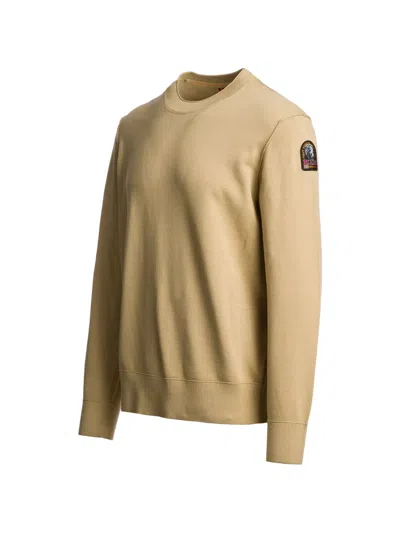 Parajumpers Basic Braw Logo-patch Sweater In Nude