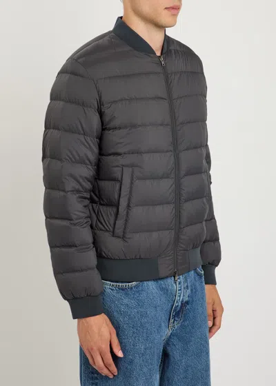 Herno Padded Shell Jacket In Grey