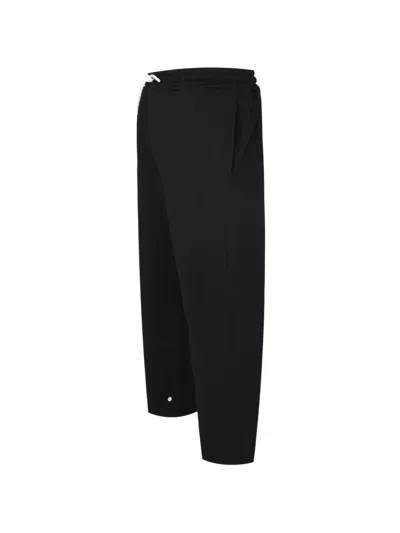 Exit Society Drawstring-waist Track Pants In Black
