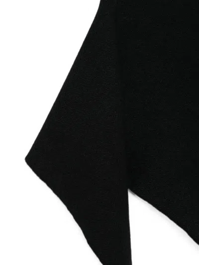 Lisa Yang Cashmere Triangular Scarf In Black