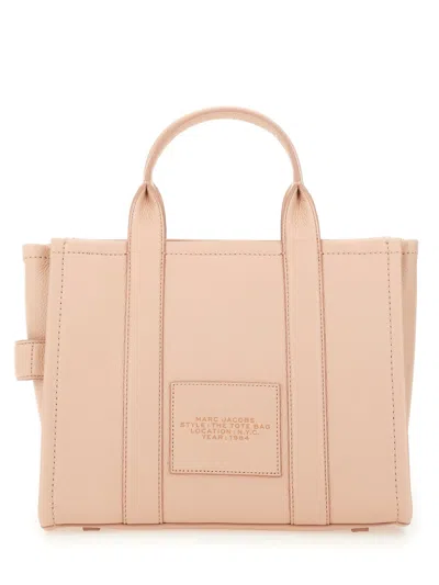 Marc Jacobs Blush Pink Leather Grained Bag In Pink