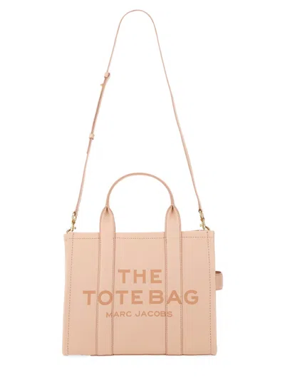 Marc Jacobs Blush Pink Leather Grained Bag In Pink