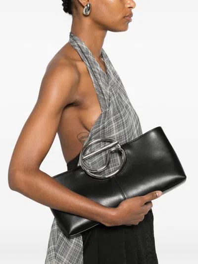 Coperni Black Leather Bag In Black