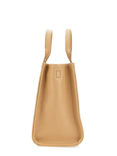 Marc Jacobs Camel Leather Bag In White