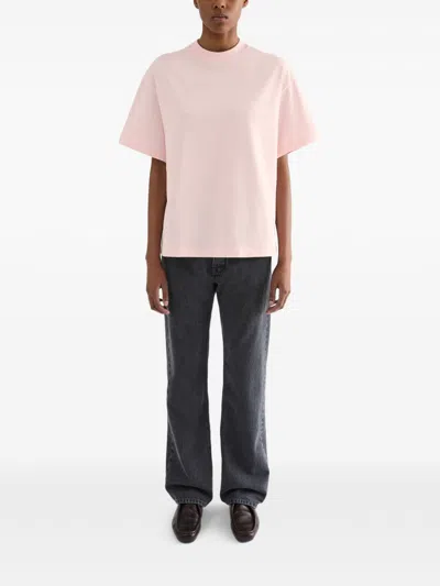 Jil Sander Logo-print T-shirt In Pink