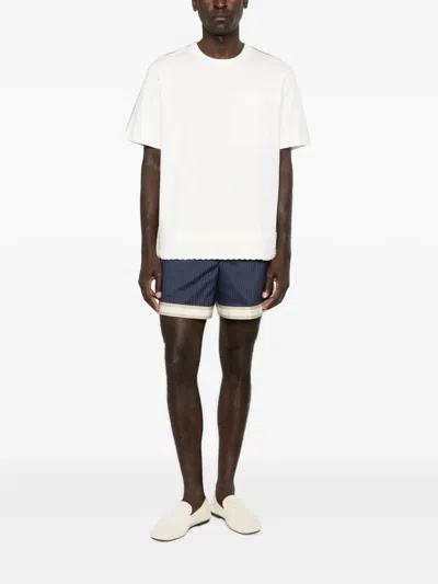 Che Inigo Crot-trim T-shirt In White