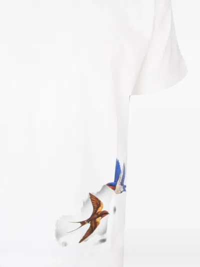 Exit Society Bird-print T-shirt In Multi