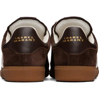 Isabel Marant Beth Sneakers Mit Klettverschluss In Clmw Chocolate/milky