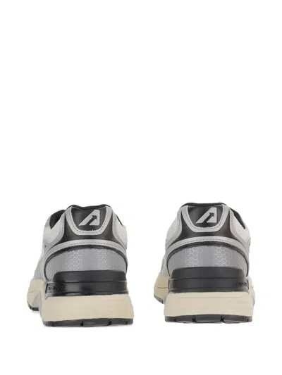 Autry Leather Hyperway Low Sneakers In Multi