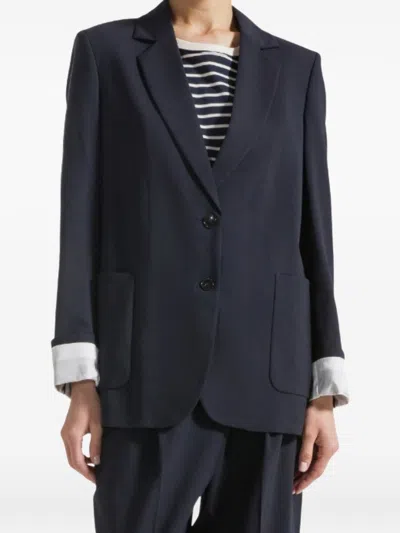 Seventy Blue Wool Jacket In Blue