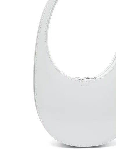 Coperni Light Grey Two-way Zip Bag In White