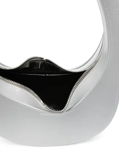 Coperni Light Grey Two-way Zip Bag In White