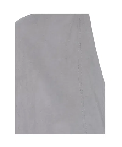 Ziggy Chen Collarless Jersey T-shirt In Gray