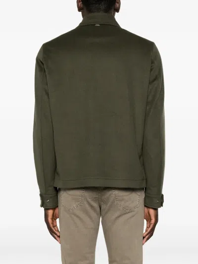 Herno Button-up Chest-pocket Jacket In Multi