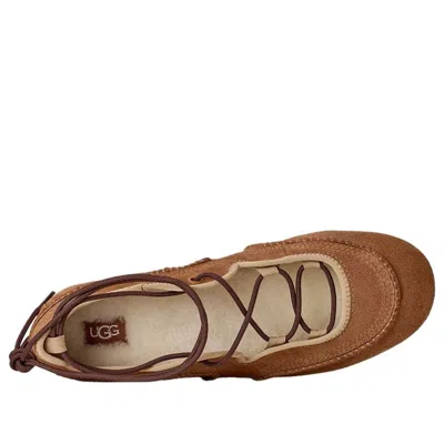 Ugg Quill Ballet Sneakers In Brown