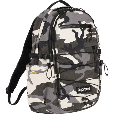 Supreme Backpack Ss25 'snow Camo'