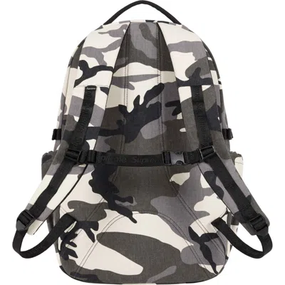 Supreme Backpack Ss25 'snow Camo'